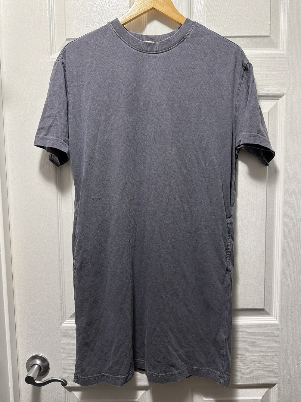 Nordstrom Treasure & Bond T-Shirt Dress— Charcoal Gray